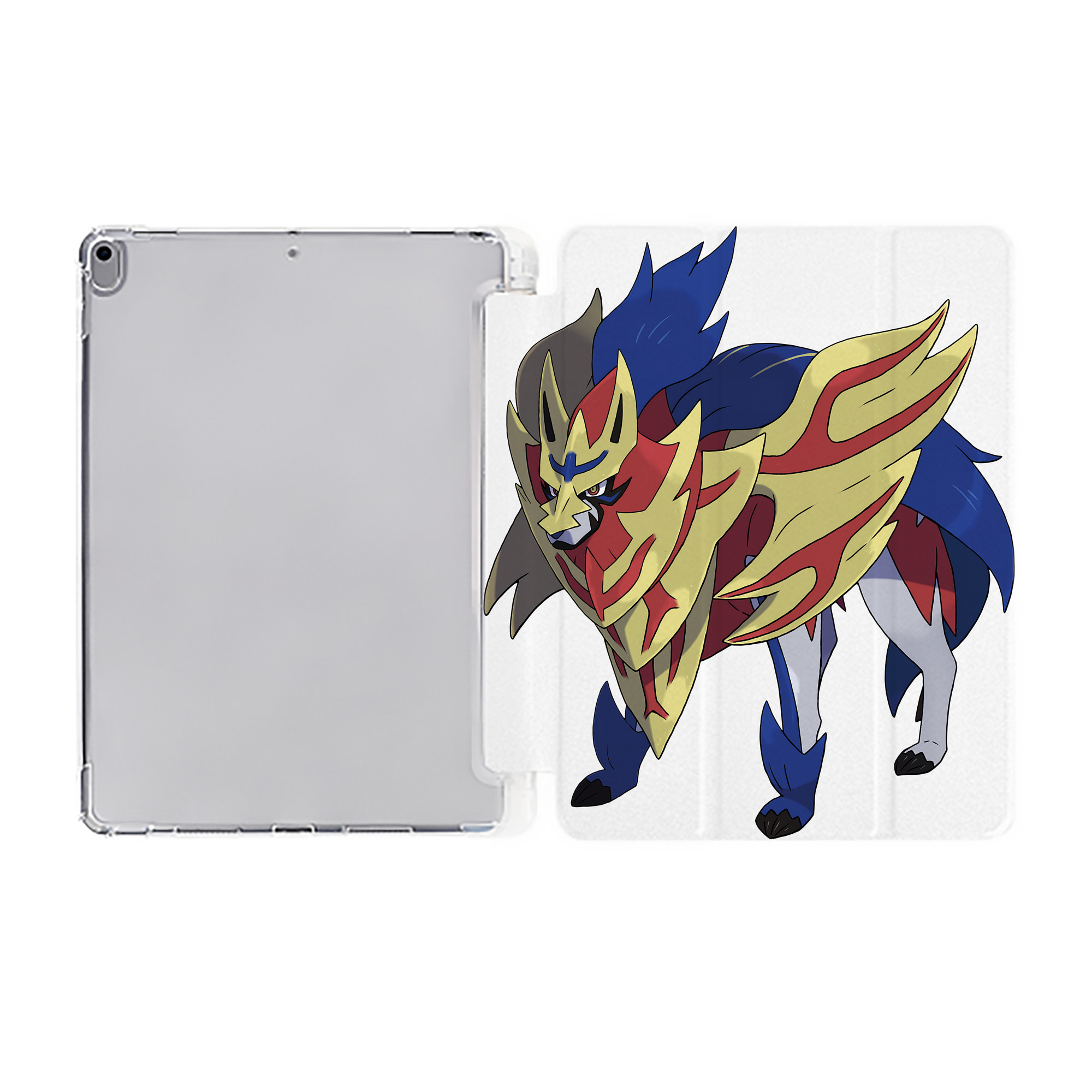 （画像用） ポケットモンスター Pokémon IPad ケース ペン収納付き 三つ折りスタンド PUレザー×シリコン 対応機種9.5/10.5/10.9インチ